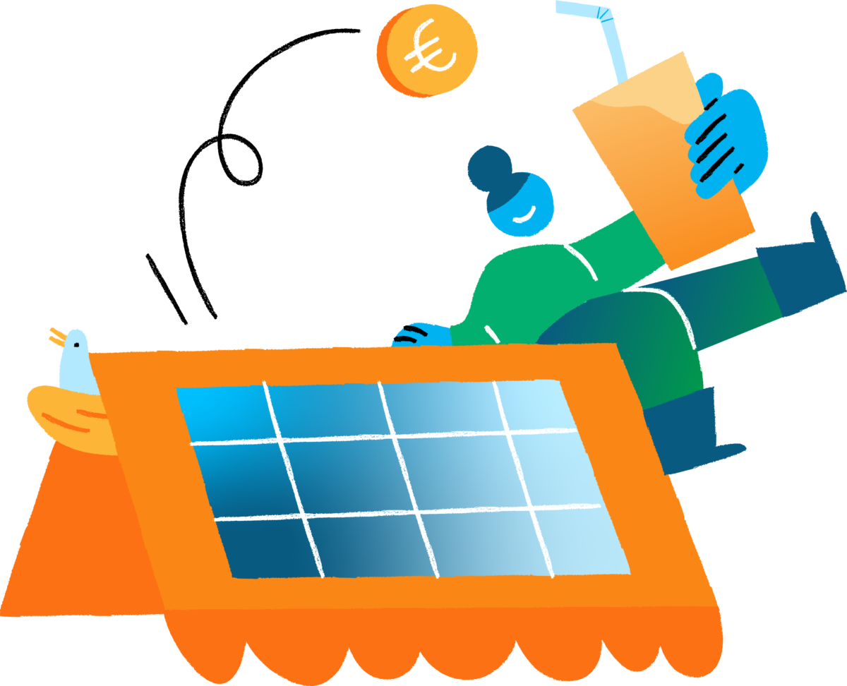 Economische voordelen panelen dak